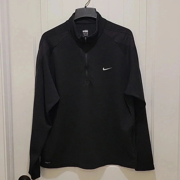 Nike Other - NikeFit Dry 3/4 Zip Black Pullover Size XXL